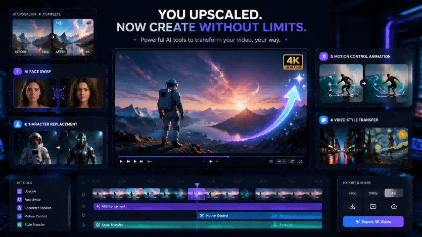 What to Do After Upscaling a Video: 5 Creative AI Video Ideas